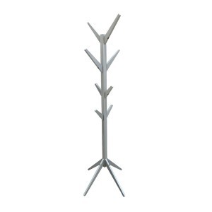 Kabykla stovas drabužiams 45x178x45 cm medinė pilka Home Deco HD6190