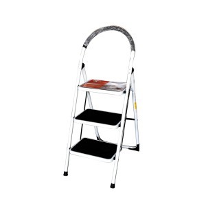 Kopėčios 3 laiptelių su lenkta atrama 150 kg 1559503-1 AP-1103A 1215904 (4)