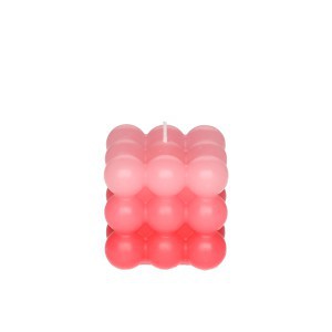 Žvakė rožinė Burbuliukai 6x6x5,5 cm Polar 626854