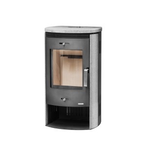 Krosnelė 7,5 kW plienas, granitas (150 mm anga dūmams) MUSTANG 322966