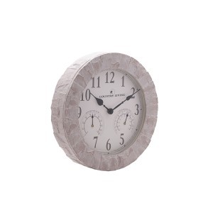 Laikrodis sieninis pilkas 7x35x35 cm CL1151  Country Living Widdop