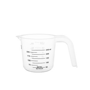Indas matavimui plastikinis  250 ml MAKU 315638 (12)