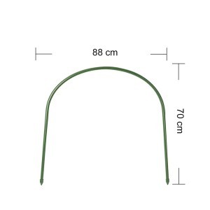 Lankas lysvei dengtas plastiku  8 mm 70x88 cm Gardenita (100)