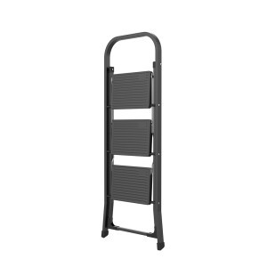 Kopėčios 3 laiptelių Minifero PRO juoda sp. (150 kg) DRABEST ST-MF3