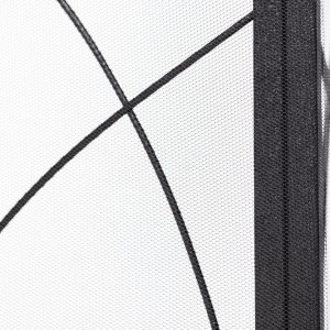 Pavėsinė sodo su tinklais nuo uodų 3x3x2,65 m pilka sp. 217302 4Living