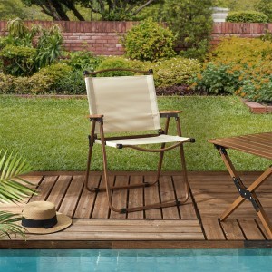 Kėdė sodo sulankstoma smėlio sp. 55x77x63 cm Home Deco HDO0060