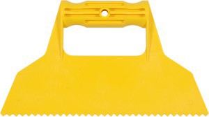 Glaistyklė plastikinė 225 mm trikampiai dantys 7 mm 05973 Vorel