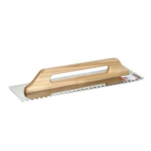 Trintuvė tinkavimui nerūdijančio plieno med.rank.dant. 480x130 mm  8x8 mm 3051 M