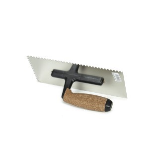 Trintuvė tinkavimui nerūdijančio plieno dantyta 270x130 mm  4x4 mm NATURE 7824K