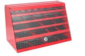 Grąžtai metalui vitrinoje TECN'X 200 vnt. 375x235x200 HSS DIN338 V200V3085 RISS