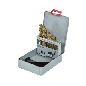 Grąžtai metalui titaniniai 10 vnt. 1-10 mm HSS DIN338 C010V3001 RISS
