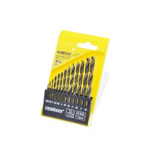 Grąžtai metalui HSS titaniniai 13 vnt. 1.5-6.5 mm 0803413 Crownman (10)