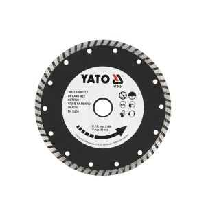 Diskas deimantinis turbo gelžbetonio, akmens pjovimui 180 mm YT-6024 YATO