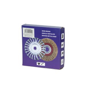 Šepetys šlifavimo diskinis suktos vielos su varžtu 125 mm 112770