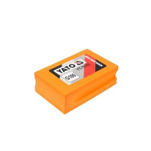 Šlifavimo kempinė deimantinė 90x60x30 mm P100 oranžinė YT-76103 YATO