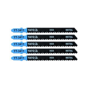 Ašmenys siaurapjūkliui metalui 100/75/1.00 mm 5 vnt. TPI8 YT-3411 YATO