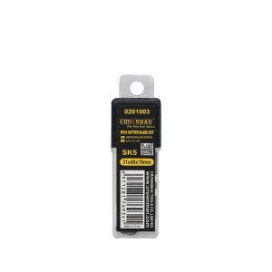 Ašmenys peiliukui kablio formos 31x48x19 mm 5 vnt. 0201003 Crownman