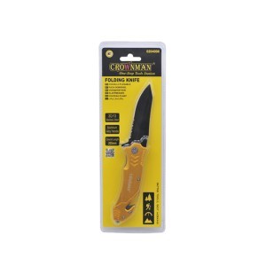 Peiliukas kišeninis užlenkiamas 3Cr13 0204008 Crownman