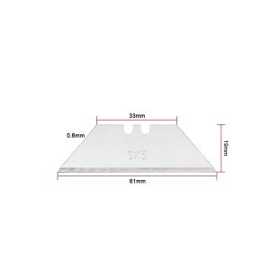 Ašmenys peiliukui trapeciniai 31x61x19 mm 10 vnt. SK5 0201002 Crownman (20)