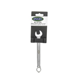 Raktas plokščias-kilpinis 12 mm CR-V SATIN 31612 Savex (50)