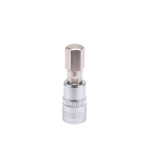 Galvutė šešiakampė 1/4" 8 mm HEX 37 mm YT-04375 YATO