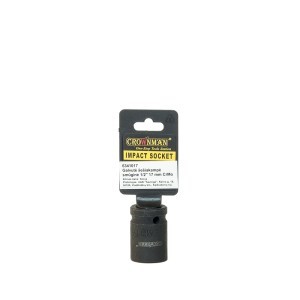 Galvutė šešiakampė smūginė 1/2" 17 mm CrMo 0490017 Crownman