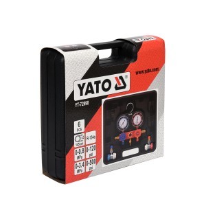 Oro kondicionierių R134a pildymo įrenginys 6 vnt. YT-72990 YATO