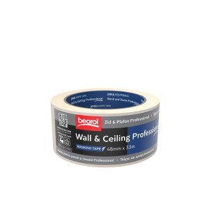 Juosta dažymo balta sienom ir luboms profes. 48 mm x33 m BK4833 Beorol (6/36)