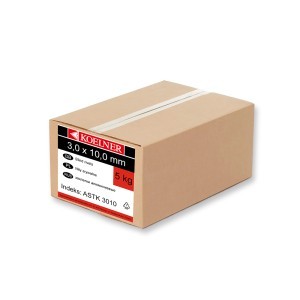 Kniedės aliumininės 3,0x10,0 mm 5 kg ASTK-3010-A