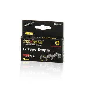 Kabės susegėjui 53/ 8 mm (0,7x11,3) 1000 vnt. 0764228 Crownman (50)