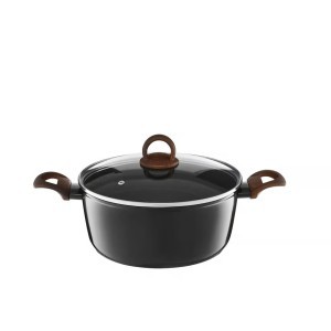 Puodas su dangčiu D20 cm 2,3 l aliuminis DARKWOOD Ambition 29464