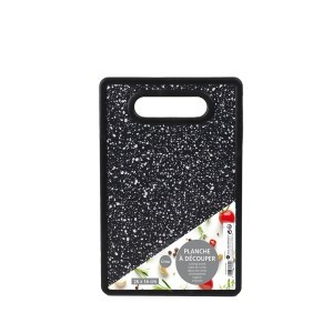Lentelė pjaustymo 16x25 cm granito dizaino (balta, juoda) Urban Living 32325