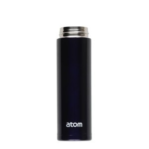 Gertuvė-termosas kelioninis 450 ml juodas (išlaiko iki 12h) Atom 620977