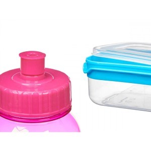 Dėžutė maistui 900 ml ir gertuvė 550 ml rinkinys (mix) Leknes 47315