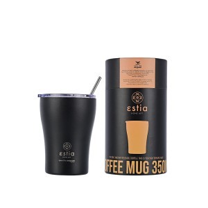 Gertuvė-termosas 350 ml juodos spalvos Save the Aegean Estia 01-12083