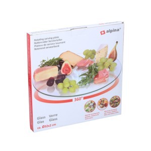 Padėklas užkandžių serviravimui besisuk. D16.2/32.2cmx1.6cm ALPINA 871125226539