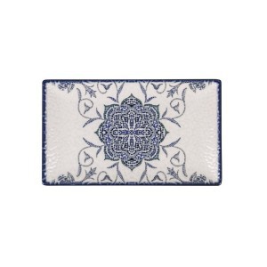 Padėklas/lėkštė užkandžiams 25x15 cm porcelianas Rosseta La Mediterranea J25012