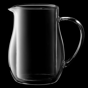 Ąsotis stiklinis 0,7 L su dvigub. sienelėmis 9x15x16 cm (max 150 C) Maku 635269
