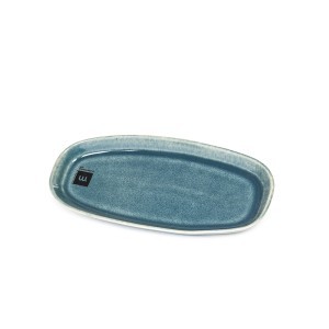 Padėklas/lėkštė 25,5x11,7x2,3 cm keramika OCEAN BLUE La Mediterranea 7470F20