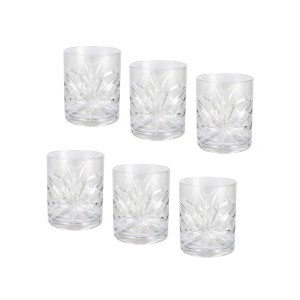 Taurės viskiui 475 ml 6 vnt polikarbonatinės, La Mediterranea BY01054677174