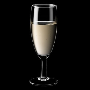 Taurės šampanui 160 ml 4 vnt komplektas Maku 642419