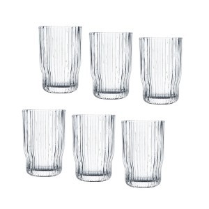 Stiklinių komplektas 6 vnt 350 ml D7,9xH8 cm RILLET Ambition 67605