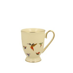 Puodelis porcelianinis kreminės spl. Kolibris 400 ml DUO