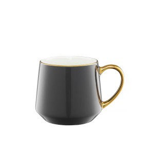 Puodelis porcelianinis ROYAL 460 ml grafito spalva Ambition 43617