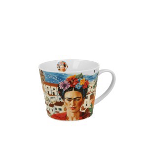 Puodelis porcelianinis 600 ml Puodelis porcelianinis 600 ml Frida Kahlo DUO