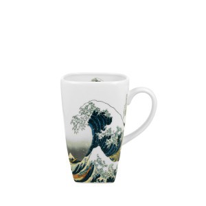 Puodelis porcelianinis 650 ml K. Hokusai Didžioji banga DUO