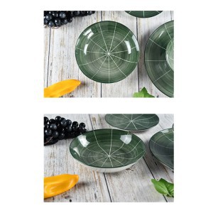 Dubuo porcelianinis žalia 20 cm LINE 801002