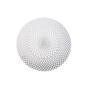 Padėkliukas stalo D38 cm GLAMOUR sidabro spalvos Ambition 36431