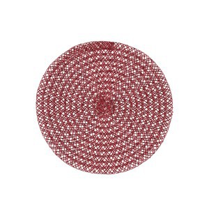 Padėkliukas stalo D38 cm raudonas Sofia 4Living 621544