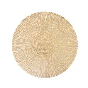 Padėkliukas stalo D41 cm aukso spalvos PVC Secret de Gourmet 176910A